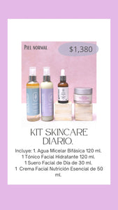 Kit Facial Diario. PIEL NORMAL.