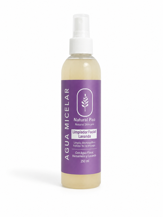 Agua Micelar Lavanda. 3 en 1. Paso 1 │250 ml